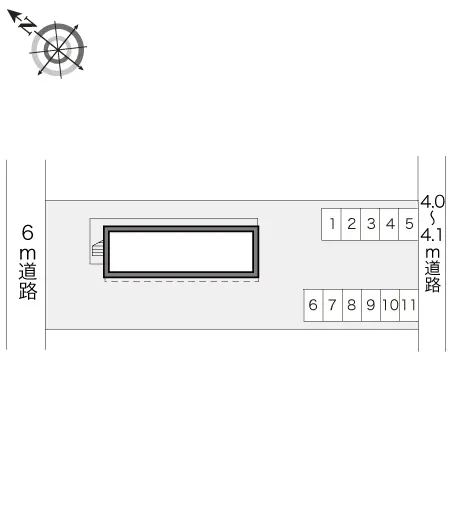 一関市萩荘 月極駐車場